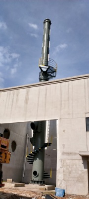 20m Height Incineration Power Plant Chimney